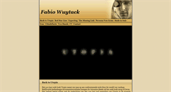 Desktop Screenshot of fabiowuytack.com